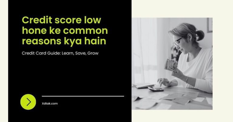 Credit Score Low Hone Ke Common Reasons Kya Hain