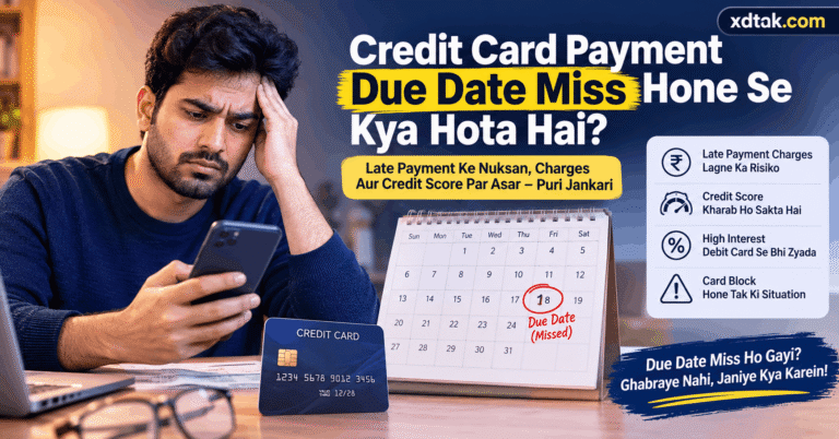 Credit card payment due date miss hone se kya hota hai