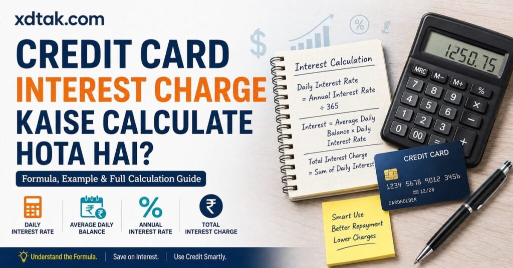 Credit Card Se Cash Withdrawal Karne Par Kitna Charge Lagta Hai?