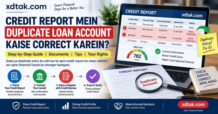Credit Report Mein Duplicate Loan Account Kaise Correct Karein?
