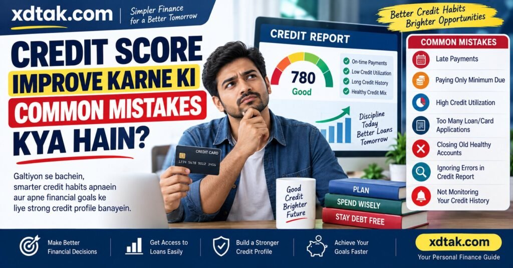 Credit Score Improve Karne Ki Common Mistakes Kya Hain? 10 Mistakes