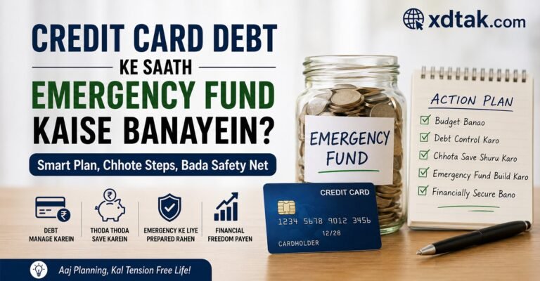 Credit Card Debt Ke Saath Emergency Fund Kaise Banayein?