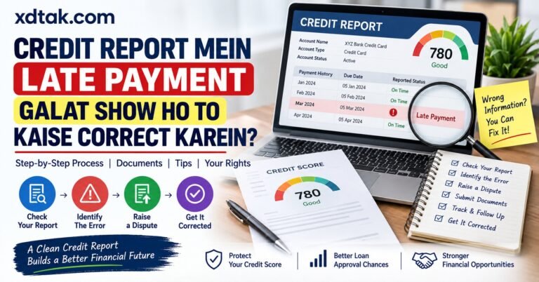 Credit Report Mein Late Payment Galat Show Ho To Kaise Correct Karein